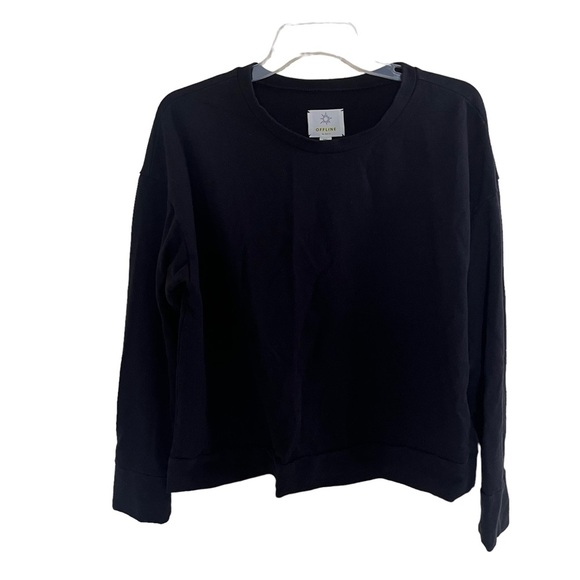 Aerie Black Sweatshirt - Picture 4 of 8